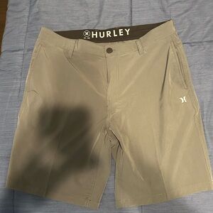 Hurley Men's Gray Flat Front Shorts
